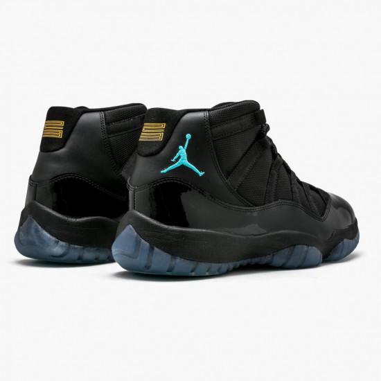 PK Shoes Air Jordan 11 Retro Gamma Blue Black/Gamma Blue/VarsityMaize Black 378037-006