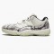 PK Shoes Air Jordan 11 Retro Low Snake Light Bone Light Bone/Smoke Grey/White Bl Black CD6846-002