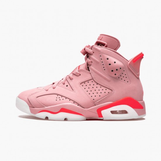 PK Shoes Air Jordan 6 Retro Aleali May Rust Pink/Bright Crimson Black CI0550-600