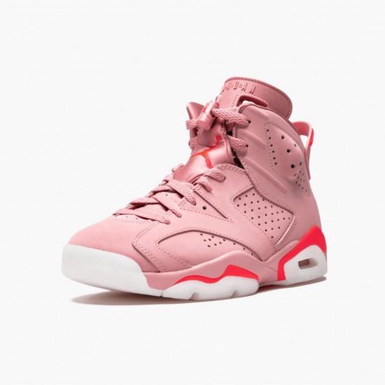 PK Shoes Air Jordan 6 Retro Aleali May Rust Pink/Bright Crimson Black CI0550-600