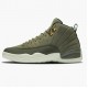 PK Shoes Air Jordan 12 Retro Chris Paul Class of 2003 Olive Canvas/Black-Sail 130690-301