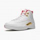 PK Shoes Air Jordan 12 Retro FIBA White/University Red/Metallic 130690-107