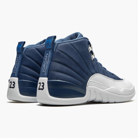 PK Shoes Air Jordan 12 Retro Indigo Stone Blue/Legend Blue/Obsidia 130690-404