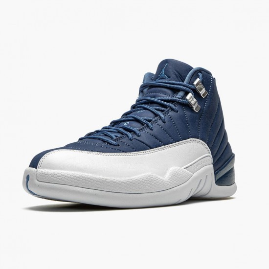 PK Shoes Air Jordan 12 Retro Indigo Stone Blue/Legend Blue/Obsidia 130690-404