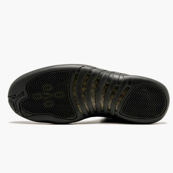 PK Shoes Air Jordan 12 Retro OVO Black Black/Black/Metallic Gold 873864-032