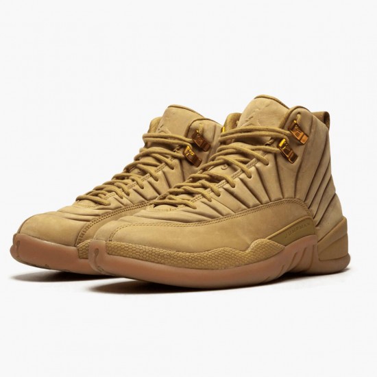 PK Shoes Air Jordan 12 Retro PSNY Wheat Wheat/Wheat Gum/Light Brown AA1233-700