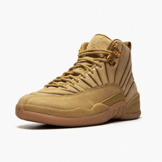 PK Shoes Air Jordan 12 Retro PSNY Wheat Wheat/Wheat Gum/Light Brown AA1233-700