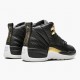 PK Shoes Air Jordan 12 Retro Reptile Black/Metallic Gold/White AO6068-007