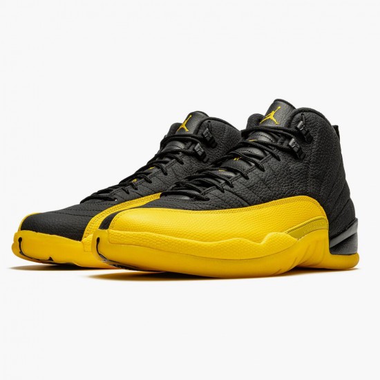 PK Shoes Air Jordan 12 Retro University Gold Black/Black/University Gold 130690-070