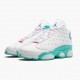 PK Shoes Air Jordan 13 Retro Aurora Green White/Soar Aurora Green Digita 439358-100