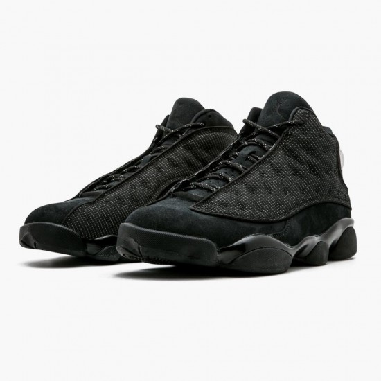 PK Shoes Air Jordan 13 Retro Black Cat Black 414571-011