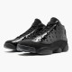 PK Shoes Air Jordan 13 Retro Cap and Gown Black 414571-012