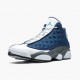 PK Shoes Air Jordan 13 Retro Flint Navy/Flint Grey/White Universi 414571-404