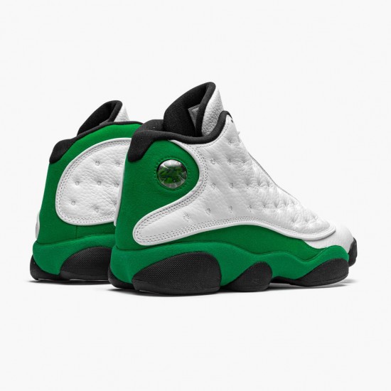 PK Shoes Air Jordan 13 Retro Lucky Green White/Black/Lucky Green DB6537-113