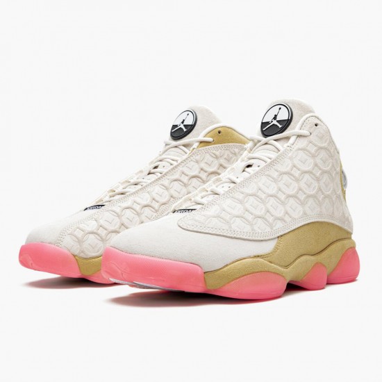 PK Shoes Air Jordan 13 Retro Chinese New Year Ivory/Black/Digital Pink Club CW4409-100