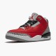 PK Shoes Air Jordan 3 Retro Fire Red Cement Varsity Red CU2277-600