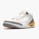 PK Shoes Air Jordan 3 Retro Laser Orange White/Laser Orange-Cement Grey CK9246-108