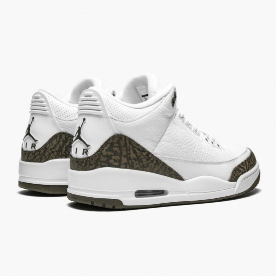 PK Shoes Air Jordan 3 Retro Mocha White/Chrome/Dark Mocha 136064-122