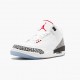 PK Shoes Air Jordan 3 Retro NRG Mocha White/Fire Red/Cement Grey 923096-101