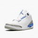 PK Shoes Air Jordan 3 Retro UNC White/Valor Blue Tech Gray CT8532-104