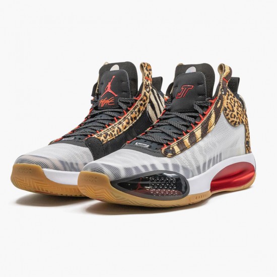 PK Shoes Air Jordan 34 Jayson Tatum Multi Color/University Red DA1899-900