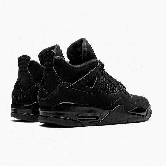 PK Shoes Air Jordan 4 Retro Black Cat Black/Black Light Graphite CU1110-010