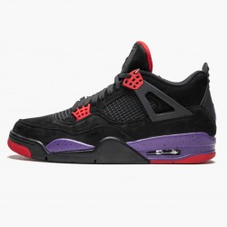 PK Shoes Air Jordan 4 Retro NRG Raptors 2018 Black/University Red/Court Purple AQ3816-065