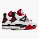 PK Shoes Air Jordan 4 Retro OG Fire Red 2020 White/Fire Red-Black Tech Grey DC7770-160