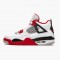 PK Shoes Air Jordan 4 Retro OG GS Fire Red 2020 White/Fire Red/Black Tech Grey 408452-160