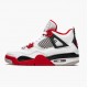 PK Shoes Air Jordan 4 Retro OG GS Fire Red 2020 White/Fire Red/Black Tech Grey 408452-160