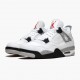 PK Shoes Air Jordan 4 Retro OG White Cement White/Fire Red-Tech Grey-Black 840606-192