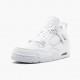 PK Shoes Air Jordan 4 Retro Pure Money White/Metallic Silver 308497-100