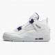 PK Shoes Air Jordan 4 Retro Purple Metallic White/Metallic Silver/Court Purple CT8527-115