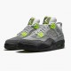 PK Shoes Air Jordan 4 Retro SE 95 Neon Cool Grey/Volt Wolf Grey Anthr CT5342-007