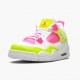 PK Shoes Air Jordan 4 Retro White Lemon Pink White/Lemon Venom/Pink Blast CV7808-100