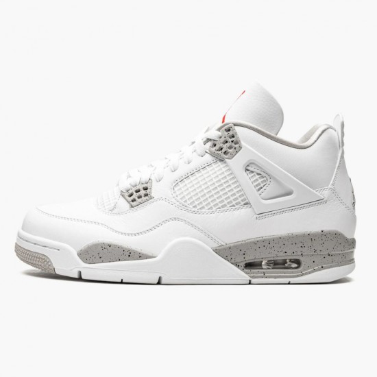 PK Shoes Air Jordan 4 Retro White Oreo White/Gray CT8527-100