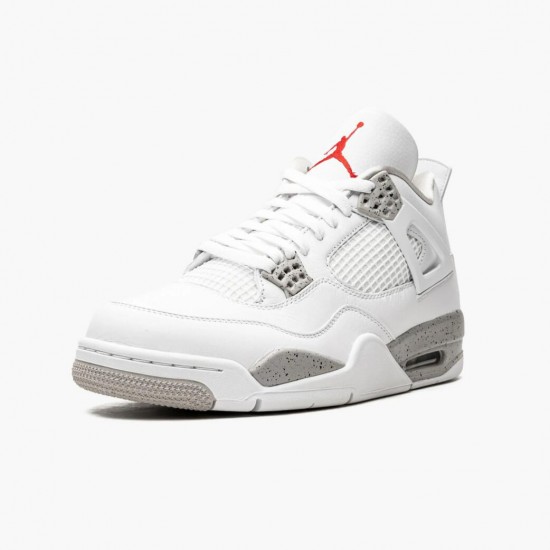 PK Shoes Air Jordan 4 Retro White Oreo White/Gray CT8527-100