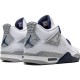 PK Shoes Air Jordan 4 Midnight Navy White/Midnight Navy/Light Smoke Grey-Fire Red DH6927-140