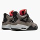 PK Shoes Off-White x Air Jordan 4 Retro Taupe Haze Taupe Haze/Oil Grey DB0732-200