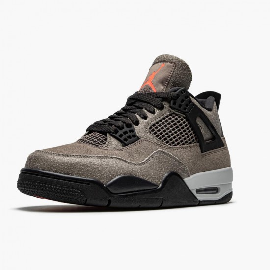 PK Shoes Off-White x Air Jordan 4 Retro Taupe Haze Taupe Haze/Oil Grey DB0732-200