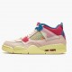 PK Shoes Union LA x Air Jordan 4 Retro Off Noir Guava Ice/Light Bone Brigade B DC9533-800