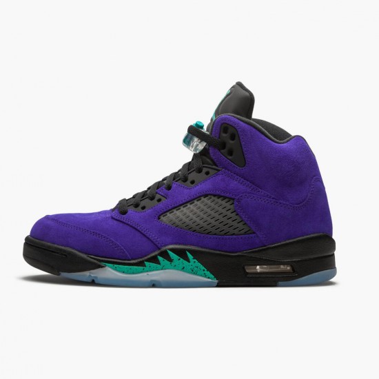 PK Shoes Air Jordan 5 Retro Alternate Grape Grape Ice/Black Clear New Emer 136027-500