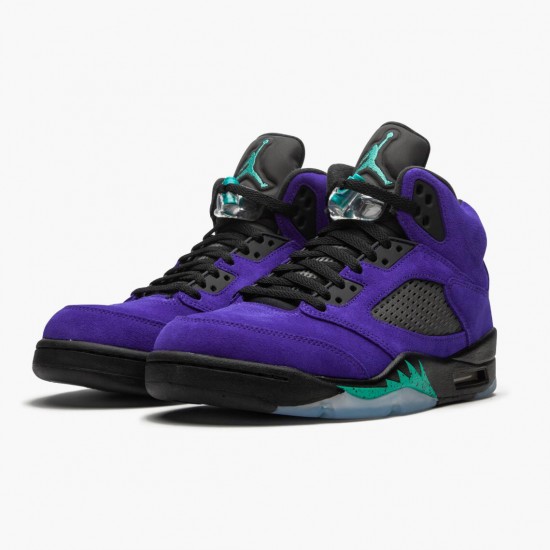 PK Shoes Air Jordan 5 Retro Alternate Grape Grape Ice/Black Clear New Emer 136027-500