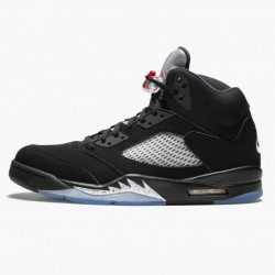 PK Shoes Air Jordan 5 Retro Black Metallic Black/Metallic Silver 845035-003