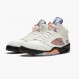 PK Shoes Air Jordan 5 Retro International Flight Sail/Racer Blue-Cone Black 136027-148