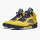 PK Shoes Air Jordan 5 Retro Michigan 2019 AmarilloCollege Navy Amarillo/College Navy-Amarillo CQ9541-704