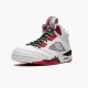 PK Shoes Air Jordan 5 Retro Quai 54 2021 White/University Red/Black DJ7903-106