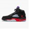 PK Shoes Air Jordan 5 Retro Top 3 Black/Fire Red/Grape Ice New E CZ1786-001