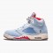 PK Shoes Air Jordan 5 Retro Trophy Room Ice Blue Ice Blue/University Red Sail M CI1899-400