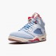 PK Shoes Air Jordan 5 Retro Trophy Room Ice Blue Ice Blue/University Red Sail M CI1899-400